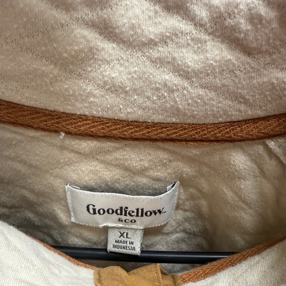 Goodfellow & Co Men's Off-White Quilted Sweater - Picture 2 of 4